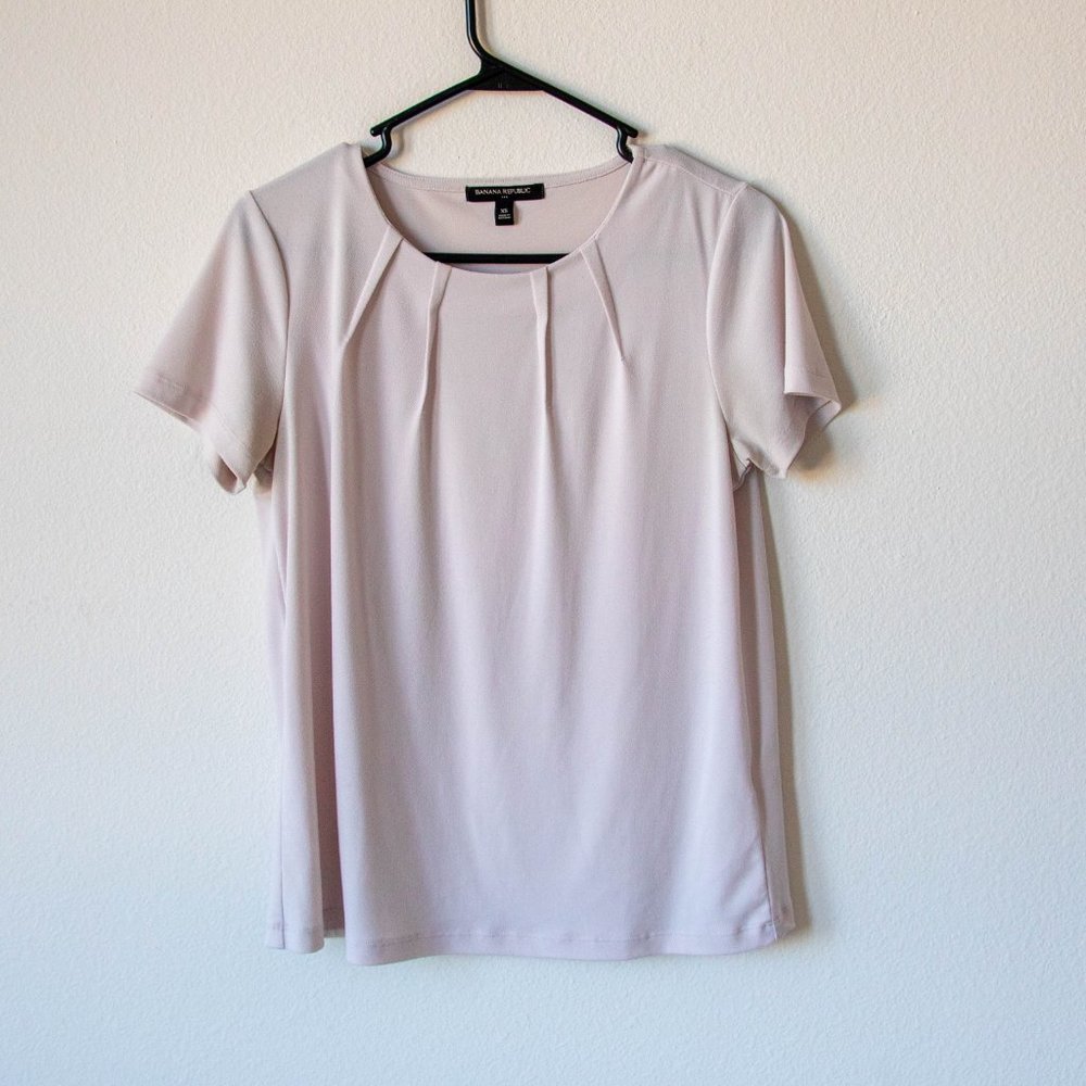 Banana Republic Pleated Top XS